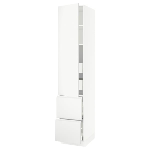 SEKTION / MAXIMERA Gabinete alto+prta/2 frentes/4 cjn, blanco/Voxtorp blanco mate, 18x24x90 "