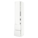 SEKTION / MAXIMERA Gabinete alto+prta/2 frentes/4 cjn, blanco/Voxtorp blanco mate, 18x24x90 "