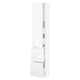 SEKTION / MAXIMERA Gabinete alto+prta/2 frentes/4 cjn, blanco/Voxtorp blanco mate, 15x15x80 "