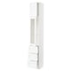 SEKTION / MAXIMERA Gabinete alto+prta vdr/3 cjn/1 prta, blanco Enköping/blanco efecto madera, 15x15x90 "