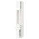 SEKTION / MAXIMERA Gabinete alto+pt vidrio/2 cjn/2 pt, blanco Enköping/blanco efecto madera, 15x15x90 "