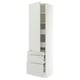 SEKTION / MAXIMERA Gabinete alto+puerta/3 frnt/5 cjn, blanco/Aspudden gris claro, 24x24x90 "