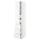 SEKTION / MAXIMERA Gabinete alto+puerta/3 frnt/5 cjn, blanco/Axstad blanco mate, 15x24x80 "