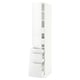SEKTION / MAXIMERA Gabinete alto+puerta/3 frnt/5 cjn, blanco/Ringhult blanco, 15x24x80 "