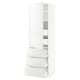 SEKTION / MAXIMERA Gabinete alto+puerta/3 frnt/5 cjn, blanco/Ringhult blanco, 24x24x80 "