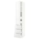 SEKTION / MAXIMERA Gabinete alto+puerta/3 frnt/5 cjn, blanco/Ringhult blanco, 18x24x90 "