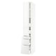 SEKTION / MAXIMERA Gabinete alto+puerta/3 frnt/5 cjn, blanco/Ringhult blanco, 15x24x90 "