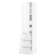 SEKTION / MAXIMERA Gabinete alto+puerta/3 frnt/5 cjn, blanco/Ringhult blanco, 18x24x80 "