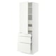 SEKTION / MAXIMERA Gabinete alto+puerta/3 frnt/5 cjn, blanco/Vallstena blanco, 24x24x80 "
