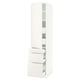SEKTION / MAXIMERA Gabinete alto+puerta/3 frnt/5 cjn, blanco/Veddinge blanco, 18x24x80 "
