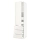 SEKTION / MAXIMERA Gabinete alto+puerta/3 frnt/5 cjn, blanco/Veddinge blanco, 24x24x90 "