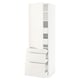 SEKTION / MAXIMERA Gabinete alto+puerta/3 frnt/5 cjn, blanco/Veddinge blanco, 24x24x80 "