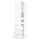 SEKTION / MAXIMERA Gabinete alto+puerta/3 frnt/5 cjn, blanco/Voxtorp blanco mate, 24x24x90 "