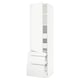 SEKTION / MAXIMERA Gabinete alto+puerta/3 frnt/5 cjn, blanco/Voxtorp blanco mate, 24x24x90 "