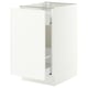SEKTION / MAXIMERA Gabinete bajo+almacenamiento xtrbl, blanco/Aspudden blanco mate, 18x24x30 "