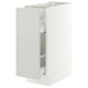 SEKTION / MAXIMERA Gabinete bajo+almacenamiento xtrbl, blanco/Aspudden gris claro, 12x24x30 "