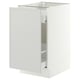 SEKTION / MAXIMERA Gabinete bajo+almacenamiento xtrbl, blanco/Aspudden gris claro, 18x24x30 "