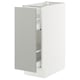 SEKTION / MAXIMERA Gabinete bajo+almacenamiento xtrbl, blanco/Havstorp gris claro, 12x24x30 "
