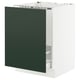 SEKTION / MAXIMERA Gabinete bajo freg/clas residuos, blanco/Havstorp verde oscuro, 24x24x30 "