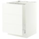 SEKTION / MAXIMERA Gabinete bajo freg/clas rsds/3 frnt, blanco/Aspudden blanco mate, 24x24x30 "