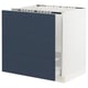 SEKTION / MAXIMERA Gabinete bajo freg/clas rsds/3 frnt, blanco Axstad/mate azul, 30x24x30 "