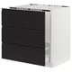 SEKTION / MAXIMERA Gabinete bajo freg/clas rsds/3 frnt, blanco/Upplöv antracita mate, 30x24x30 "
