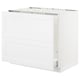 SEKTION / MAXIMERA Gabinete bajo freg/cls residuos/2fr, blanco/Axstad blanco mate, 36x24x30 "