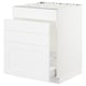 SEKTION / MAXIMERA Gabinete bajo freg/cls residuos/4fr, blanco/Axstad blanco mate, 24x24x30 "