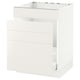 SEKTION / MAXIMERA Gabinete bajo freg/cls residuos/4fr, blanco/Veddinge blanco, 24x24x30 "