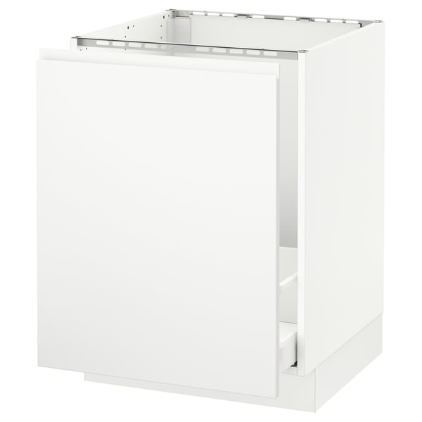 SEKTION / MAXIMERA Gabinete bajo freg/clsfcr residuos, blanco/Voxtorp blanco mate, 24x24x30 "