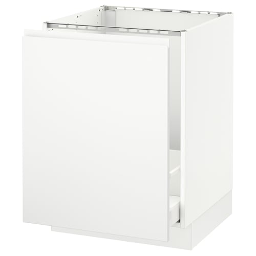 SEKTION / MAXIMERA Gabinete bajo freg/clsfcr residuos, blanco/Voxtorp blanco mate, 24x24x30 "