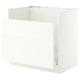 SEKTION / MAXIMERA Gabinete bajo freg HAVSEN/clrs/2fr, blanco/Aspudden blanco mate, 36x24x30 "
