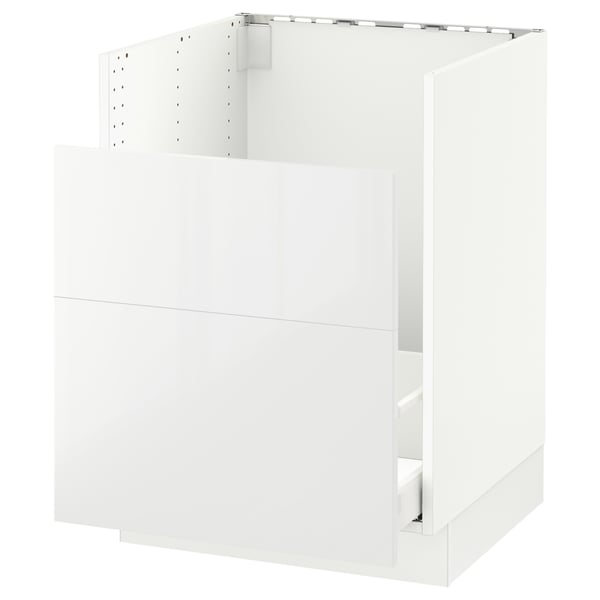 SEKTION / MAXIMERA Gabinete bajo freg HAVSEN/rsds/2frn, blanco/Ringhult blanco, 24x24x30 "