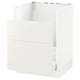 SEKTION / MAXIMERA Gabinete bajo freg HAVSEN/rsds/2frn, blanco/Veddinge blanco, 24x24x30 "