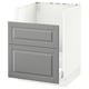 SEKTION / MAXIMERA Gabinete bajo fregadero TALLSJÖN, blanco/Bodbyn gris, 24x24x30 "