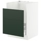SEKTION / MAXIMERA Gabinete bajo fregadero TALLSJÖN, blanco/Havstorp verde oscuro, 24x24x30 "