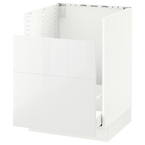 SEKTION / MAXIMERA Gabinete bajo fregadero TALLSJÖN, blanco/Ringhult blanco, 24x24x30 "