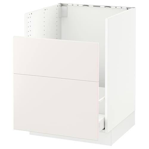 SEKTION / MAXIMERA Gabinete bajo fregadero TALLSJÖN, blanco/Veddinge blanco, 24x24x30 "
