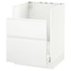 SEKTION / MAXIMERA Gabinete bajo fregadero TALLSJÖN, blanco/Voxtorp blanco mate, 24x24x30 "