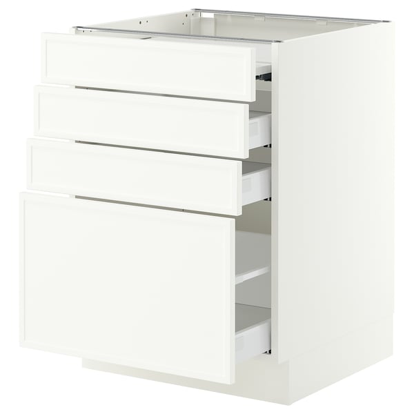SEKTION / MAXIMERA Gabinete bajo superficie dslznt/3cj, blanco/Aspudden blanco mate, 24x24x30 "