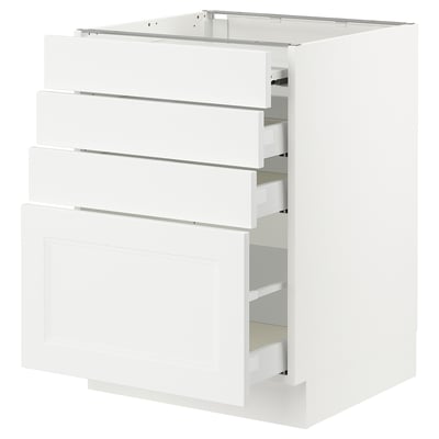 SEKTION / MAXIMERA Gabinete bajo superficie dslznt/3cj, blanco/Axstad blanco mate, 24x24x30 "