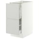 SEKTION / MAXIMERA Gabinete bjo clsf residuos/2frentes, blanco/Aspudden gris claro, 15x24x30 "