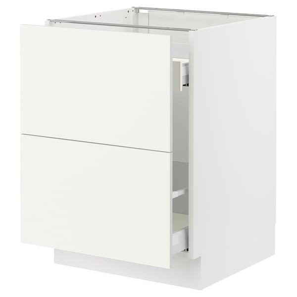 SEKTION / MAXIMERA Gabinete bjo clsf residuos/2frentes, blanco/Vallstena blanco, 24x24x30 "