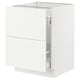 SEKTION / MAXIMERA Gabinete bjo clsf residuos/2frentes, blanco/Vallstena blanco, 24x24x30 "