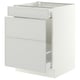 SEKTION / MAXIMERA Gabinete bjo clsf residuos/3frentes, blanco/Aspudden gris claro, 24x24x30 "