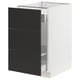SEKTION / MAXIMERA Gabinete bjo clsf residuos/3frentes, blanco/Nickebo antracita mate, 18x24x30 "