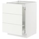 SEKTION / MAXIMERA Gabinete bjo clsf residuos/3frentes, blanco/Vallstena blanco, 24x24x30 "