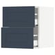 SEKTION / MAXIMERA Gabinete de pared+2 cajones, blanco Axstad/mate azul, 18x15x20 "