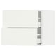 SEKTION / MAXIMERA Gabinete de pared+2 cajones, blanco/Vallstena blanco, 24x15x20 "