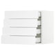 SEKTION / MAXIMERA Gabinete de pared+4 cajones, blanco/Axstad blanco mate, 24x15x20 "